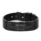 big sister black shark mesh bracelet love one another engraved inspirational jewelry for sisters birthday gift