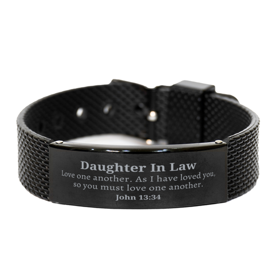 black shark mesh bracelet daughter in law love one another holiday jewelry gift