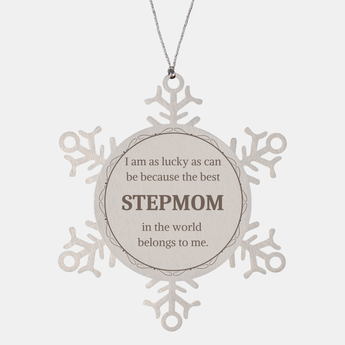 stepmom snowflake ornament the worlds best stepmom unique christmas gift for stepmom to show appreciation and love