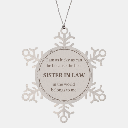 snowflake ornament for sister in law perfect christmas gift engraved with best sister in law in the world family holidays decor to celebrate the special bond thoughtful keepsake for her