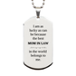 silver dog tag mom in law gift i am as lucky as can be because the best belongs to me anniversary veterans day personalized engraved pendant