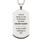 grand daddy engraved silver dog tag the best grand daddy belongs to me unique gift for birthday christmas and graduation