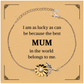 sunflower bracelet for mum engraved confidence and love for mothers day birthday christmas unique gift for the best mum in the world