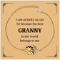 granny sunflower bracelet the best granny in the world belongs to me engraved gift for grandmothers birthday or mothers day unique jewelry for her to show love and appreciation