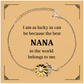 sunflower bracelet nana gift i am as lucky as can be engraved hope for birthday and christmas