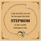 sunflower bracelet for stepmom best stepmom in the world engraved gift for birthday christmas graduation unique confidence and inspirational jewelry for step mothers