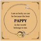 sunflower bracelet for pappy unique engraved gift for birthday christmas graduation and holidays the best pappy belongs to me