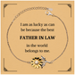 father in law sunflower bracelet i am lucky best world engraved gift for birthday christmas holidays