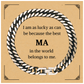 unique cuban link chain bracelet for ma the perfect gift for mothers day birthday and christmas show love and gratitude with this engraved jewelry piece meaningful and inspirational ma gift