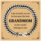 grandmom cuban link chain bracelet the best grandmom in the world belongs to me unique gift for grandmom on mothers day christmas and birthday