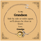 sunflower bracelet grandson gift side by side or miles apart always close at heart love grandpa engraved inspirational jewelry for birthday christmas holidays
