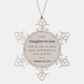 snowflake ornament for daughter in law close at heart christmas gift from mother in law unique holiday keepsake to express love and appreciation
