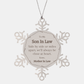 snowflake ornament son in law gift side by side heartwarming christmas present from mother in law to show love and appreciation