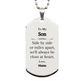 to my son engraved dog tag for son inspirational gift from mama for christmas graduation birthday silver tag keepsake to always keep close at heart
