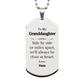 granddaughter dog tag necklace side by side always close at heart engraved inspirational gift for christmas birthday graduation
