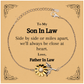 to my son in law engraved sunflower bracelet a gift from father in law for birthday celebration and holiday memories unique inspirational close at heart show your love and confidence in style