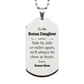 engraved silver dog tag bonus daughter gift close at heart love from bonus mom for graduation and holidays