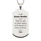 engraved silver dog tag bonus brother always close at heart gift for holidays and special occasions