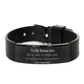 black shark mesh bracelet for bonus son gift from bonus dad inspirational and meaningful ideal for birthday christmas graduation and more