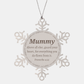 mummy snowflake ornament guard your heart inspirational christmas gift for mummy engraved hope and love