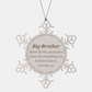 snowflake ornament big brother guard your heart everything flows christmas inspirational gift