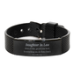 daughter in law sensational black shark mesh bracelet engraved with proverbs 4 23 perfect birthday gift for daughter in law confidence and inspiration for her heart