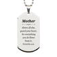 mother unique engraved silver dog tag guard your heart christmas gift for mom with confidence and hope