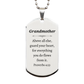 grandmother inspiring silver dog tag proverbs 4 23 engraved jewelry for birthday christmas and holidays