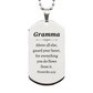 gramma engraved silver dog tag guard your heart proverbs 4 23 inspirational gift for birthday christmas veterans day and more