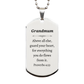 grandmum silver dog tag engraved inspirational proverbs 4 23 gift for grandmum on christmas birthday and any special occasion