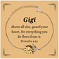 unique sunflower bracelet gigi guard your heart engraved inspirational jewelry for birthday christmas and graduation gifts