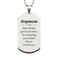 personalized engraved silver dog tag step mom above all else guard your heart for every action flows from it inspirational gift for mothers day christmas birthday