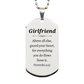 silver dog tag girlfriend engraved proverbs 4 23 inspirational gift for birthday and christmas