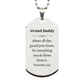 grand daddy engraved silver dog tag guard your heart inspirational gift for veterans day and graduation