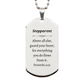 unique stepparent silver dog tag engraved with proverbs 4 23 for birthday christmas and graduation gifts to guard your heart and show love and appreciation for stepparents