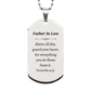 father in law engraved silver dog tag christmas gift for veterans day proverbs 4 23