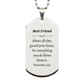 best friend silver dog tag engraved with proverbs 4 23 inspirational gift for christmas birthday graduation and veterans day unique and meaningful expression of friendship and hope