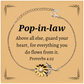 sunflower bracelet pop in law inspiring engraved gift for birthday christmas and graduation proverbs 4 23 guard your heart