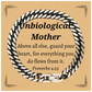 unbiological mother cuban link chain bracelet guard your heart and show your love mothers day gift inspirational jewelry for her