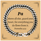 guard your heart cuban link chain bracelet for inspirational birthday gift for him