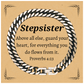 stepsister cuban link chain bracelet guard your heart christmas gift religious jewelry confidence inspirational