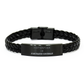 braided leather bracelet for air traffic controller i cant keep calm perfect gift for holidays and graduation unique engraved jewelry with confidence and hope