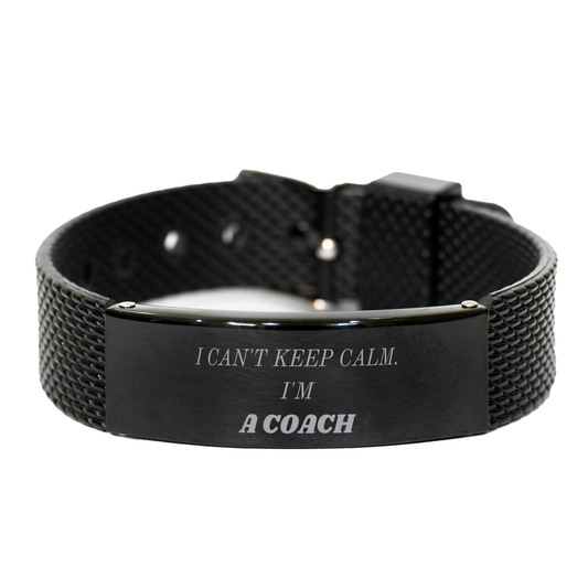 coach black shark mesh bracelet confidence style for graduation and holidays