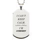 chemist engraved silver dog tag i cant keep calm chemist gift for graduation birthday holidays unique confidence inspiration