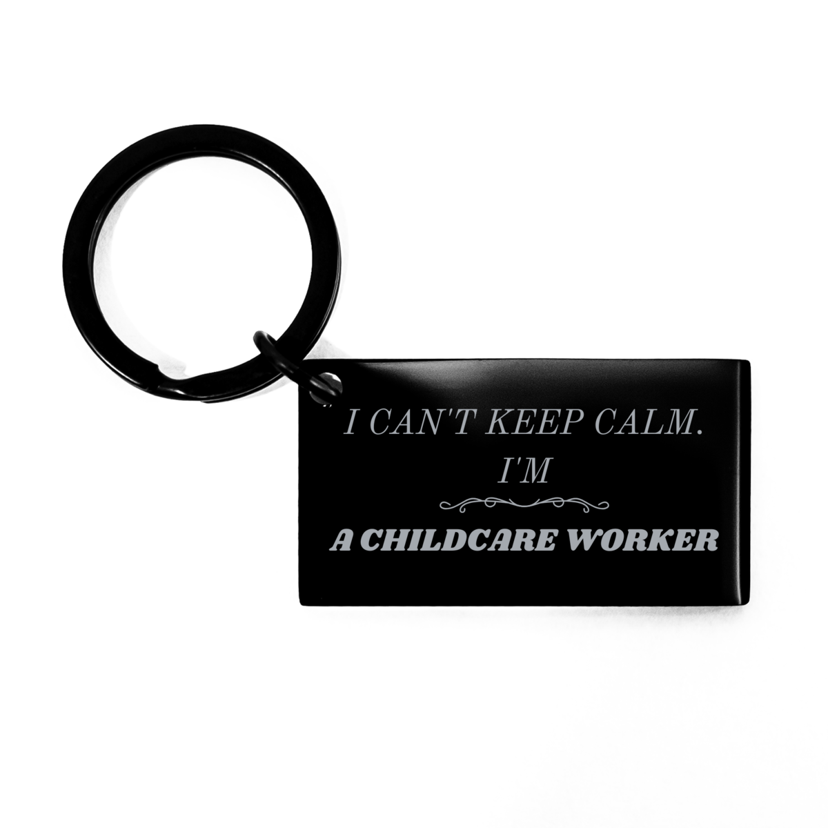 engraved childcare worker keychain perfect gift for birthday or christmas