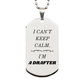 engraved silver dog tag for drafters i cant keep calm drafters inspirational dog tag perfect for birthday graduation veterans day