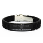 funeral director black glidelock clasp bracelet im perfectly unique and hopeful