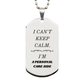 engraved silver dog tag personal care aide i cant keep calm veterans day gift