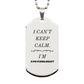psychologist engraved silver dog tag for confident graduates and veterans day gift