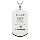 unique engraved silver dog tag for rancher i cant keep calm farming confidence gift for birthday christmas and veterans day